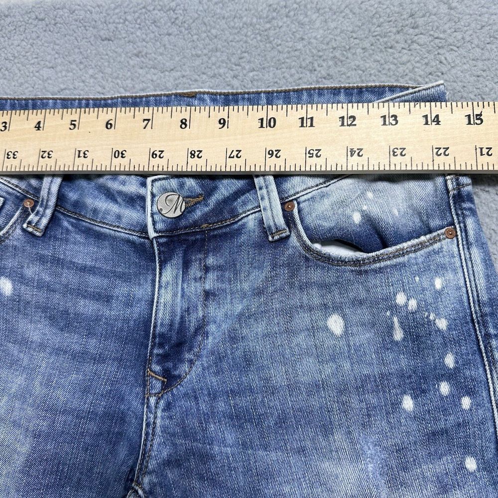 Mavi Jeans Womens 28 Emma Slim Boyfriend Distressed Blue Stretch Denim 28x30 Y2K - Picture 2 of 9